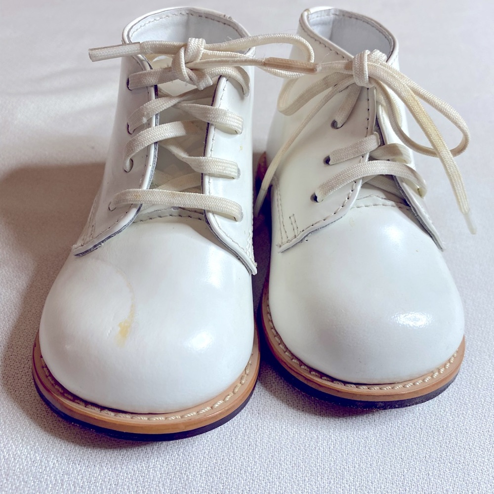 White Baby Walking Shoes